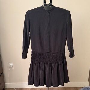 All Saints Charcoal Long Sleeve Dress, size 0